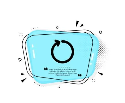 Loop arrow icon. Refresh Arrowhead. Vector Stock Illustration