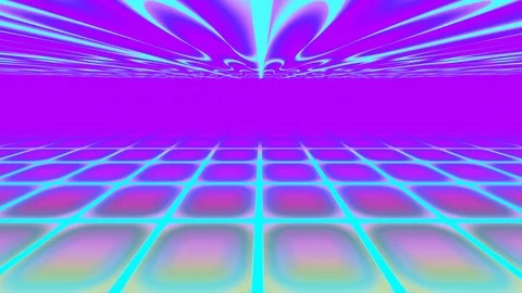 Loop art animation with luminous lines in 3D abstraction. Stock Footage 120542208