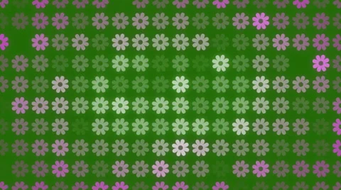 Loop background, abstract motion, flowers Stock Footage 37185845