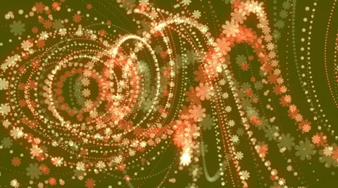 Loop background, abstract motion, turbulence flowers Stock Footage 37187654