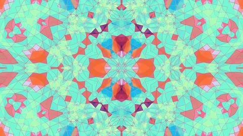 Loop Background Abstract Pattern Curved Pixel Geometric Stock Footage 167575637
