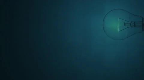 Loop background with the bulb light (blue) Stock Footage 1037614