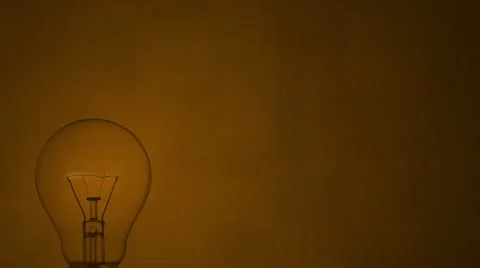 Loop background with the bulb light (yellow) Stock Footage 1039008