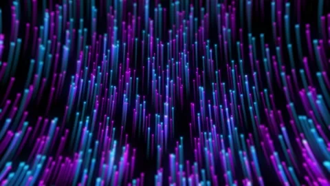 Loop background of lines in blue and purple colors Vidéo 172590705