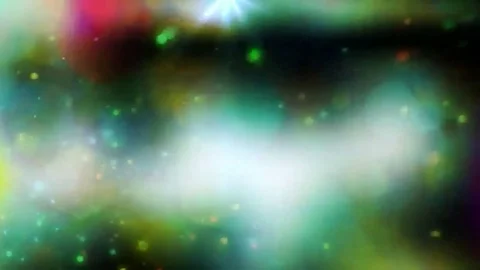 Loop beautiful color background with luminous particles Stock Footage 98247317