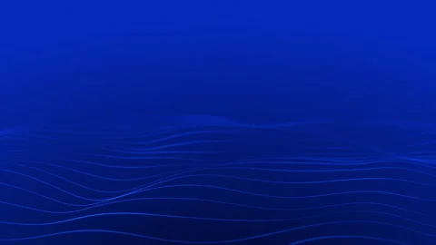 Loop blue Background Wave. Minimal Blue Linear Wave Grid, Smooth Oscillatio.. Video stock 332662541