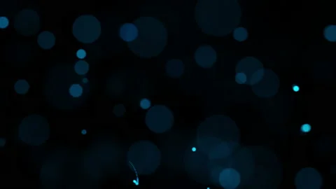 Loop blue bokeh particles animation abst... | Stock Video | Pond5