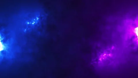Blue Stage Smoke Fog Loopable Motion Gra, Stock Video