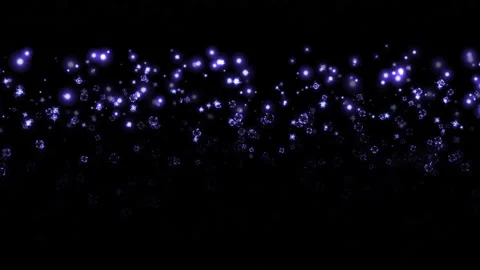 Loop blue spark bomb particles falling on black abstract background Video stock 303410116