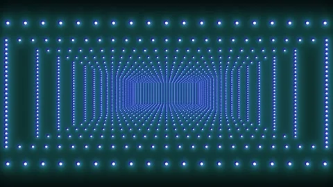 Loop blue techno animation. abstract background Stock Footage 309448624