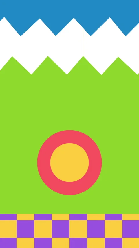 Loop bright simple modern vertical abstract summer pattern. Abstract summer Stock Footage 276194822