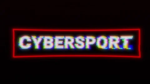 Loop buggy, glitch title cybersport Stock Footage 324952683