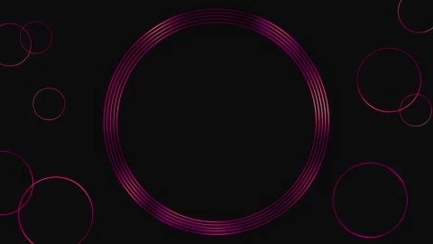 Loop burgundy metal round frame.  background animation Stock Footage 277641720