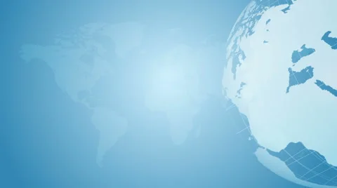Loop business globe background Stock-Footage 44081888