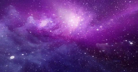 Loop of Celestial Space Universe With Stars And Galaxies Moving In 3D Space Stock Footage 159815826