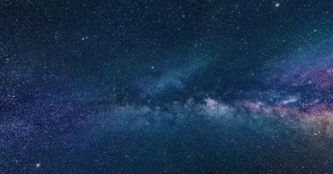 Loop of Celestial Space Universe With Stars And Galaxies Moving In 3D Space Stock Footage 159816165