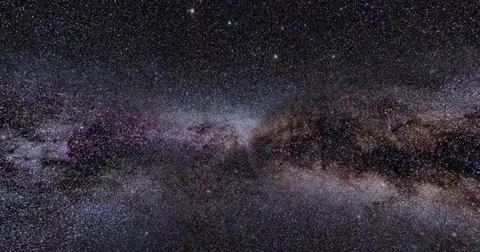 Loop of Celestial Space Universe With Stars And Galaxies Moving In 3D Space Stock Footage 159816166
