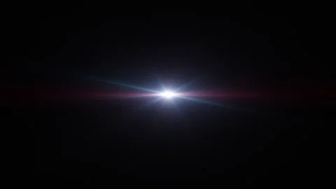 Loop center colorful star optical flare shine light ray Stock Footage 315875528