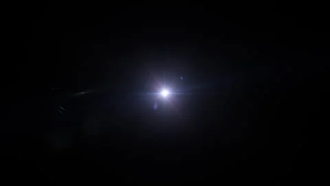 Loop center glow star blue optical flares abstract background Video stock 251731842