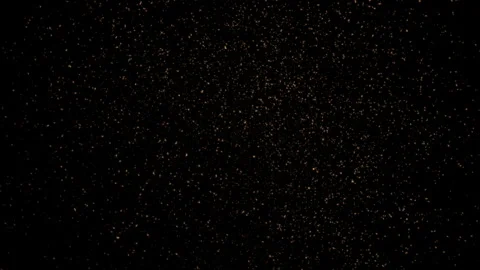 Loop center gold star particles animation on black abstract background Stock Footage 310481567
