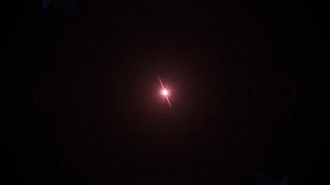 Loop center pink star optical lens flares shine light Stock Footage 252513237