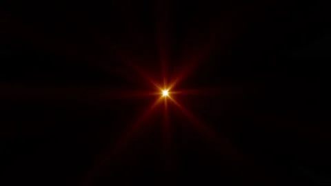 Loop center rotating flickering gold optical flare light 스톡 동영상 231649890