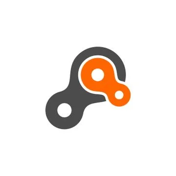 Loop Chain Logo Template Illustration Design. Vector EPS 10. Stock Illustration