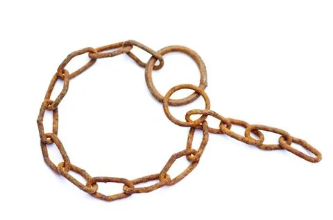 Loop of a  chain Stock Photos