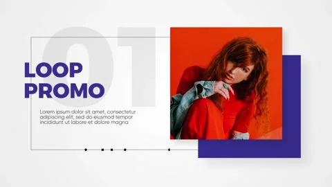 Loop - Clean Promo 库存 After Effects