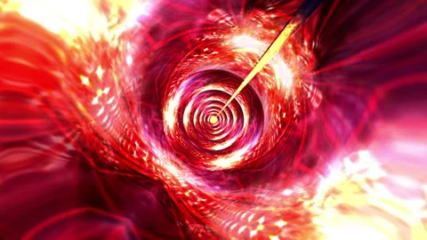 Loop colorful dynamic fantasy flame sparks vortex portal Stock Footage 156488112