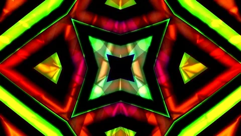 Loop Colorful neon lines lights which are moving and glowing Stock Footage 163363411
