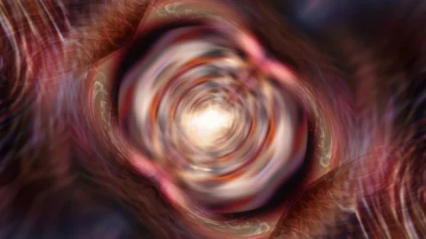 Loop concentric flickering light psychedelic hypnotic technology motion Stock Footage 157747710