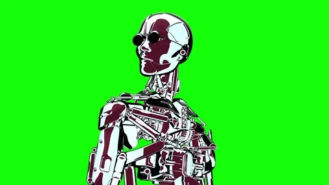 Loop cool lively character 24 fps, Green Screen, yyaa107 Stock Footage 116032655