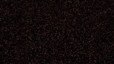 Loop copper color particles falling on black abstract background Stock Footage 302734496