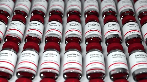 Loop coronavirus vaccines Stockbeeldmateriaal 147012734