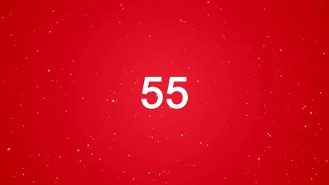 Loop countdown from 60 to zero, one minute stopwatch, white number counter text  Stock Footage 166846938