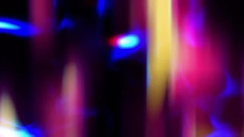 Loop - Crystal lights - Chromatic Aberration Stock Footage 83314936