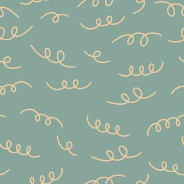 Loop curve lines abstract stroke texture pattern Illustrazione stock