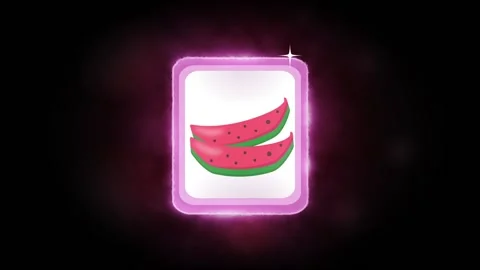 Loop Cute Fruit spin on slot machine motion animation. Stock Footage 146855713