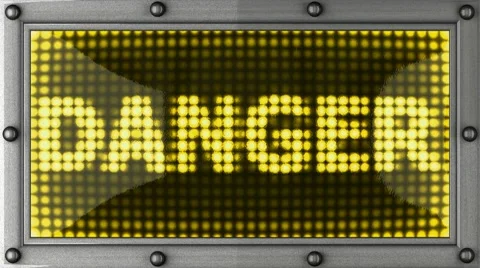 Loop danger Stock Footage 8654252