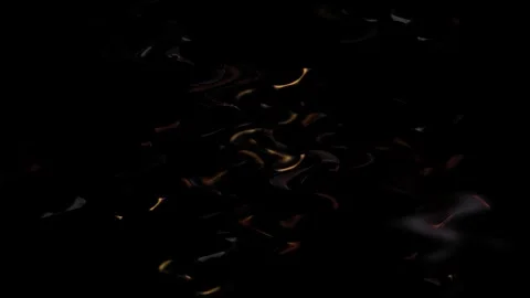 Loop dark watercolor water puddle wavy abstract composition. Stock Footage 250560229