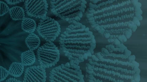 Loop DNA Spiral Background Video stock 249311314