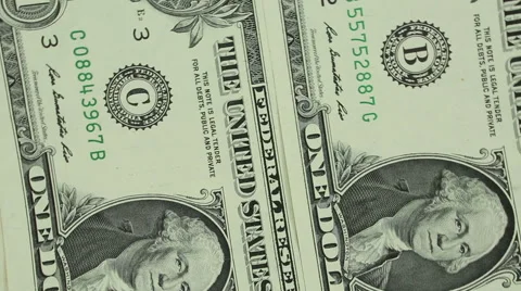 Loop of dollar currency note Stock Footage 62981003