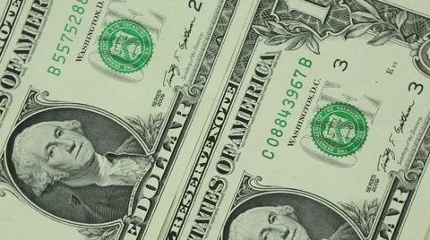 Loop of dollar currency note Stock Footage 62981185