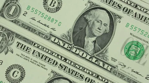Loop of dollar currency note Stock Footage 62981186