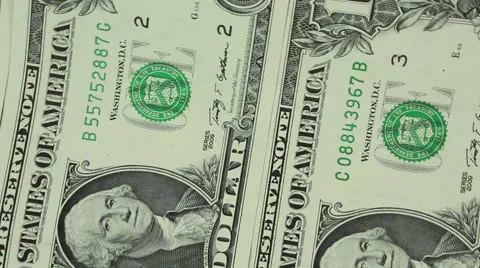Loop of dollar currency note Stock Footage 62981289