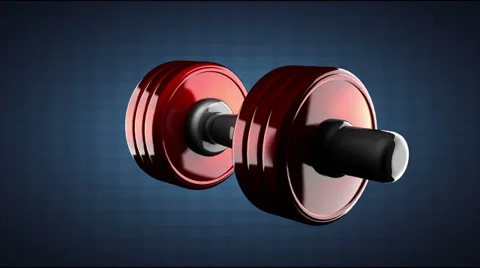 Loop dumbbell rotate Stock Footage 36245922