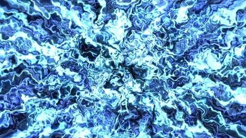 Loop electric sci-fi technologic blue waves creative 4K video background Stock-Footage 302080407