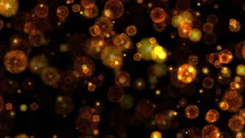 Loop explosive circle particles animation on black abstract background Stock Footage 299709850