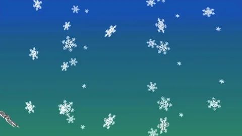 Loop Falling 3D snowflakes and 3D Christmas  Ornaments background, 스톡 동영상 99103194